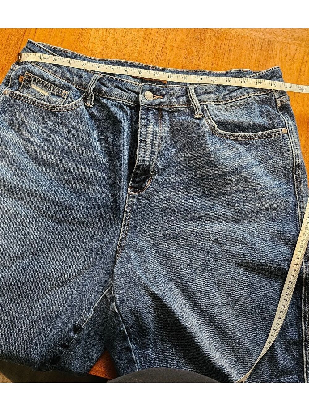 Judy Blue Los Angeles Straight Fit Blue Denim Jeans Size 20W